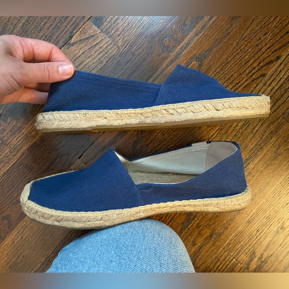 Soludos- Espadrilles womens size 9 Navy Blue casual comfy spring summer beachy